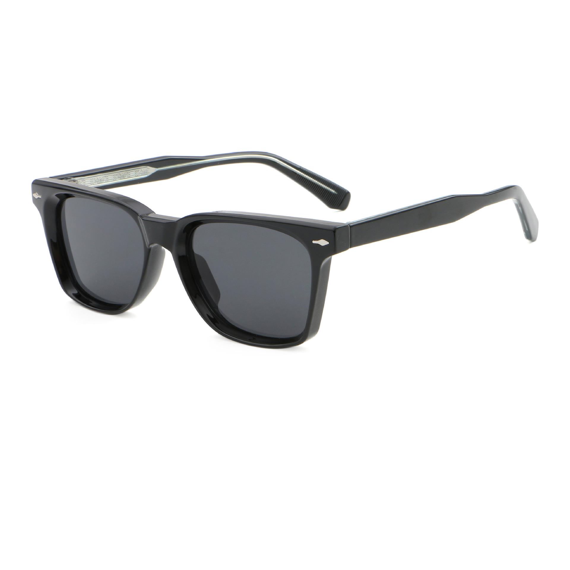 Retro Style UV Protection Sunglasses, Square Frame, Unisex High-End Feel