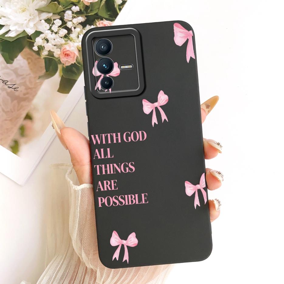 For Vivo V23 Pro Case V2132 Cute Rabbit Cartoon Cover Shockproof Soft TPU Phone Case For Vivo V23e V 23 VivoV23 Pro Fundas Coque