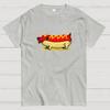 Funny Hot Dog Dachshund Cartoon Retro Cotton Summer Casual Cool Loose T-Shirt