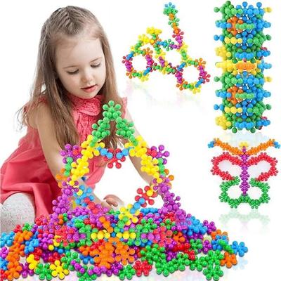 300pcs Building Blocks Kids Toys Educational Building Toys Discs Sets Interlocking Solid Plastic for Preschool Kids Boys and Girls Aged 4-8