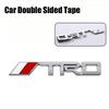 TRD Emblem 3D Metal Car Body Stickers Front Grille Rear Trunk Badge For Toyota Hilux Corolla RAV4 Camry Highlander Yaris Cross  AA9
