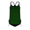 Women Tankini Swimsuit Two Piece Bathing Suit Loose Fit Tank Top with Boyshorts Athletic Swimwear for Beach Pool