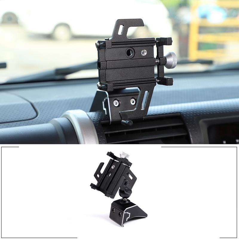 For Toyota FJ Cruiser 2007-2026 Aluminum Alloy Car Mobile Phone Bracket Car Navigation Bracket GPS Bracket Accessories