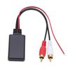 Car Radio 2 RCA Bluetooth 5.0 Adapter Wireless AUX Audio Cable Replacement for Kenwood for Clarion