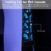 Ventilator de răcire pentru consolă PS5, controlul temperaturii, Hub pentru mașină de joc, ventilator de răcire Gamepad, radiator, ventilator de răcire cu aer Hub, ventilator de aer Ray spate ABS