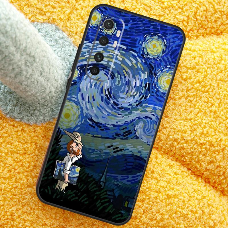 Van Gogh Starry Sky Case For POCO X3 X4 X5 F5 Pro M5s C40 F4 GT F3 Cover For Xiaomi 12T 11T Pro 12 13 Lite 12X