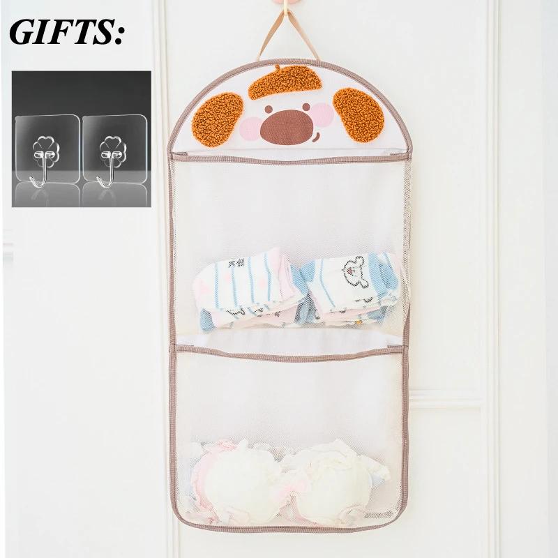 Kawaii Dog Hanging Storage Bags for Underwear Party Puppy Series Closet Organizer Student Dormitory Sundry Storage Bags New 2025