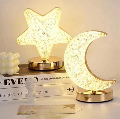 Creative Star Moon Table Lamp - Night Light & Atmosphere Lamp