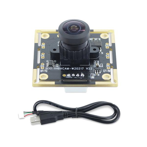 Svart 160° Vidvinkel 720P 1MP PCB Kamera Modul Set
