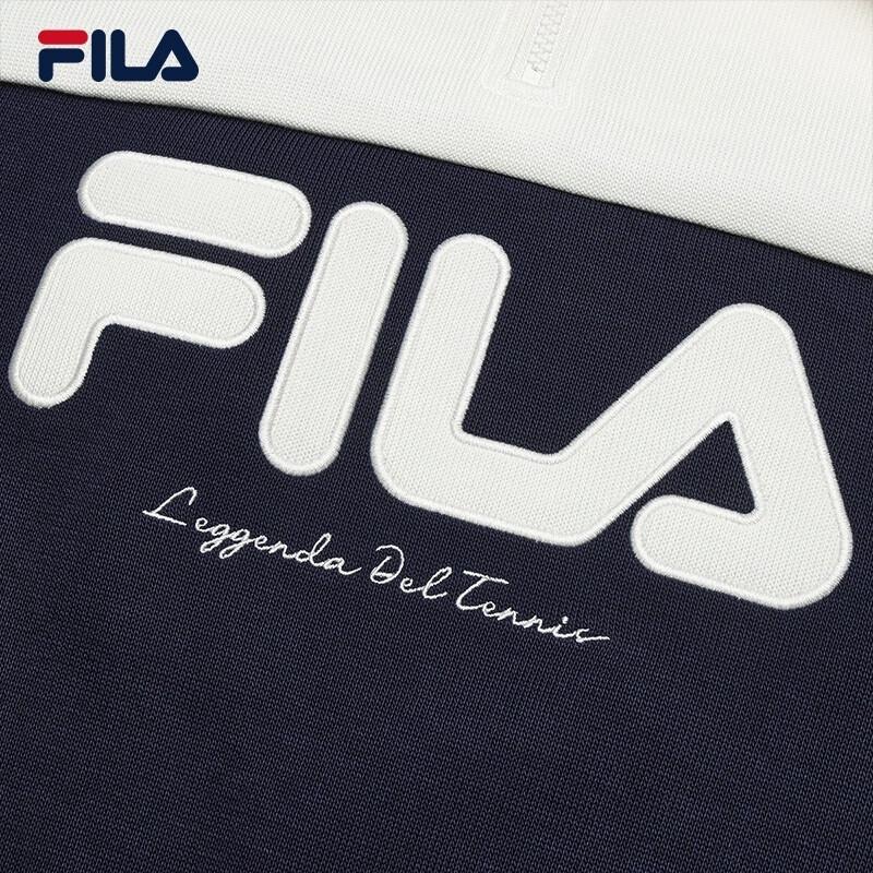Fila Women's Colorblock Half-Zip Knit Sweatshirt