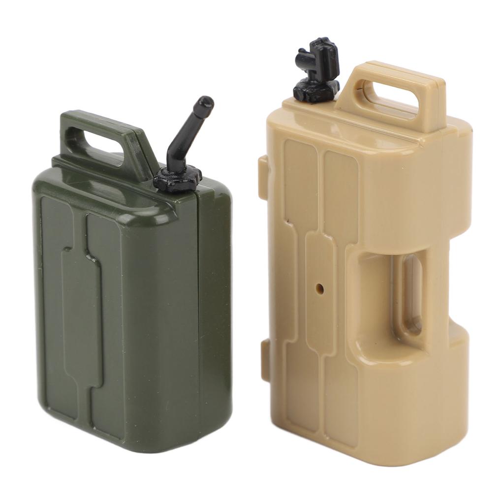 1Celsius10 Scale Simulation Gas Fuel   Can Set Plastic   Fuel   and   Gas Can for SCX10 1Celsius10 RC Crawlers