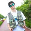 Breathable Mesh Sports Fishing Vest with Multi Pockets for Outdoor Use