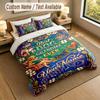 Dog Theme Personalized 3Pcs Bedding Set Custom Text & Name 1 Sheet 2 Pillowcases Household Bedding 1pc