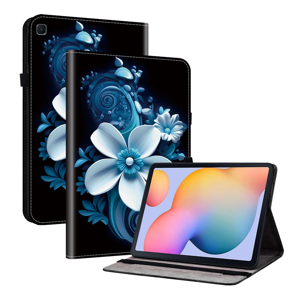 PU Leather Tablet Case for Samsung Galaxy Tab S6 Lite (2024)-11 Styles! Durable,with 2 Stand Slots,Pencil Holder & Card Slots,Flexible TPU Back Cover