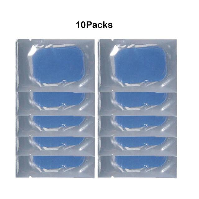 

100 шт., стимулятор пресса, гелевые подушечки, сменные гелевые наклейки, гидрогелевые для EMS, массажер для тренировки мышц, ABS тренажер для брюшного пресса 10Packs