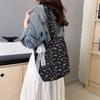 Fashion Underarm Bag Women's 2025 New Fashion Pastoral Floral Small Fresh Canvas Bag Large Capacity Shoulder Bag