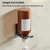 2pcs Durable Wall Mount Soap Bottle Holder 2pcs Bottle Hanger Stand No Drill Shelves  Bathroom Use