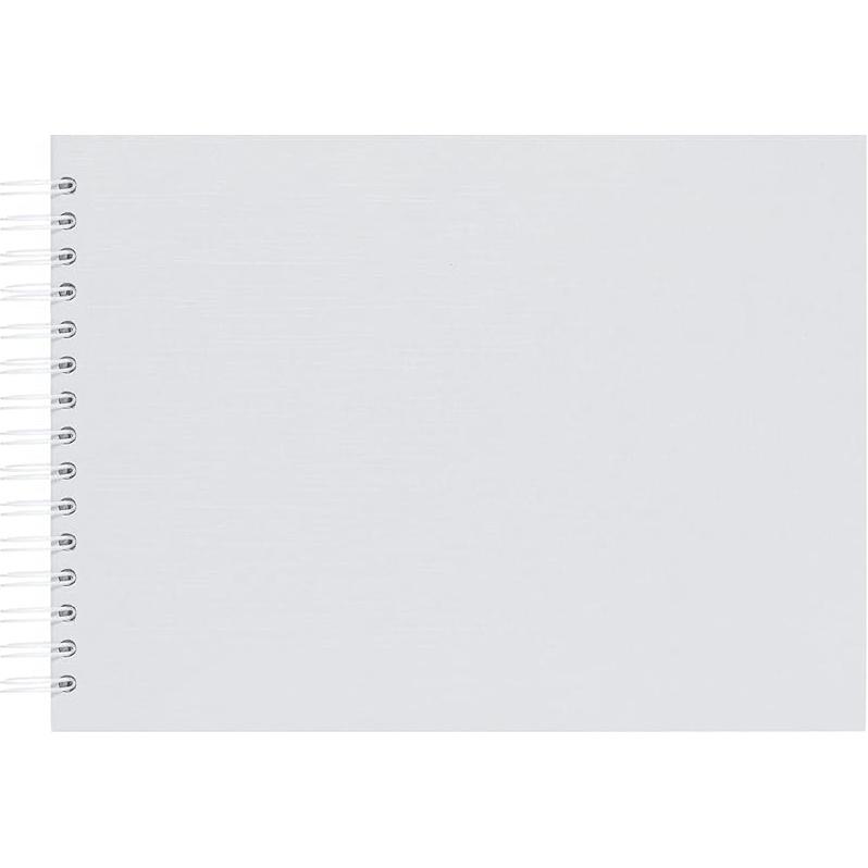 Potricher 12.2 X 8.5 Inch Large DIY Scrapbook Photo Album 80 Pages Thick Kraft Paper Scrap Book Albums for Wedding Anniversary Family and Baby