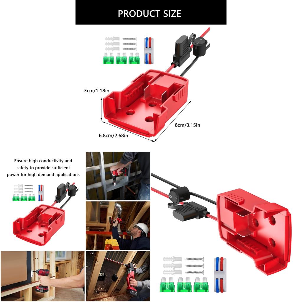 Battery Adapter Converters for 18V 18V Battery Power Wheel Tool Power Connector CN
