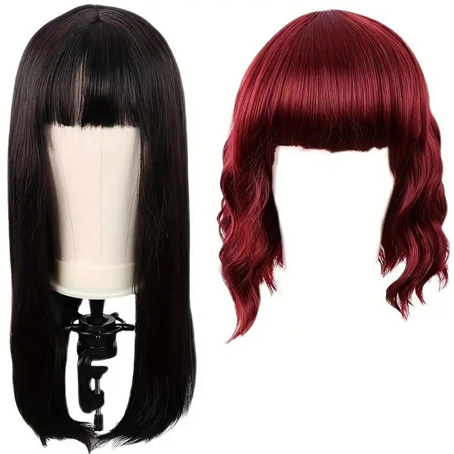 22 Inch Mannequin Head With Stand Canvas Head Wig Model With Mount Hole For DIY Wig Making