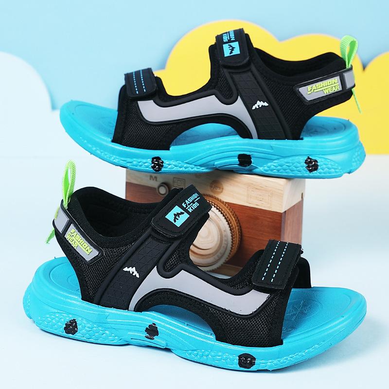 

Boys sandals new middle and older children baby children non-slip soft-soled shoes student beach shoes 40