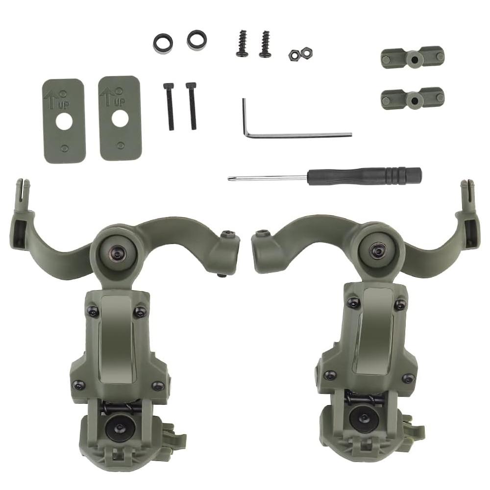Taktische Kopfhörerhalterung EARMOR M32 Schienenmontagebügel Schnellverschluss Helm Schienenmontageadapter Aufhängung Kopfhörerhalterung