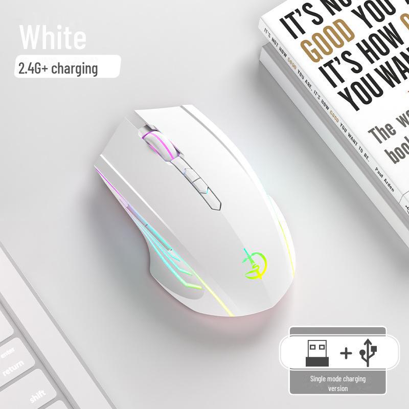 Juggernaut Rechargeable Bluetooth E-sports Mouse for Kids - Silent, Wireless, Compatible with Xiaomi, Lenovo, Huawei