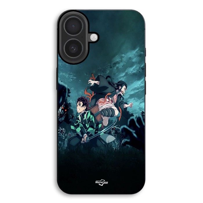 Coque de téléphone - MANIACASE - iPhone 17 - Silicone TPU - Souple - Demon Slayer