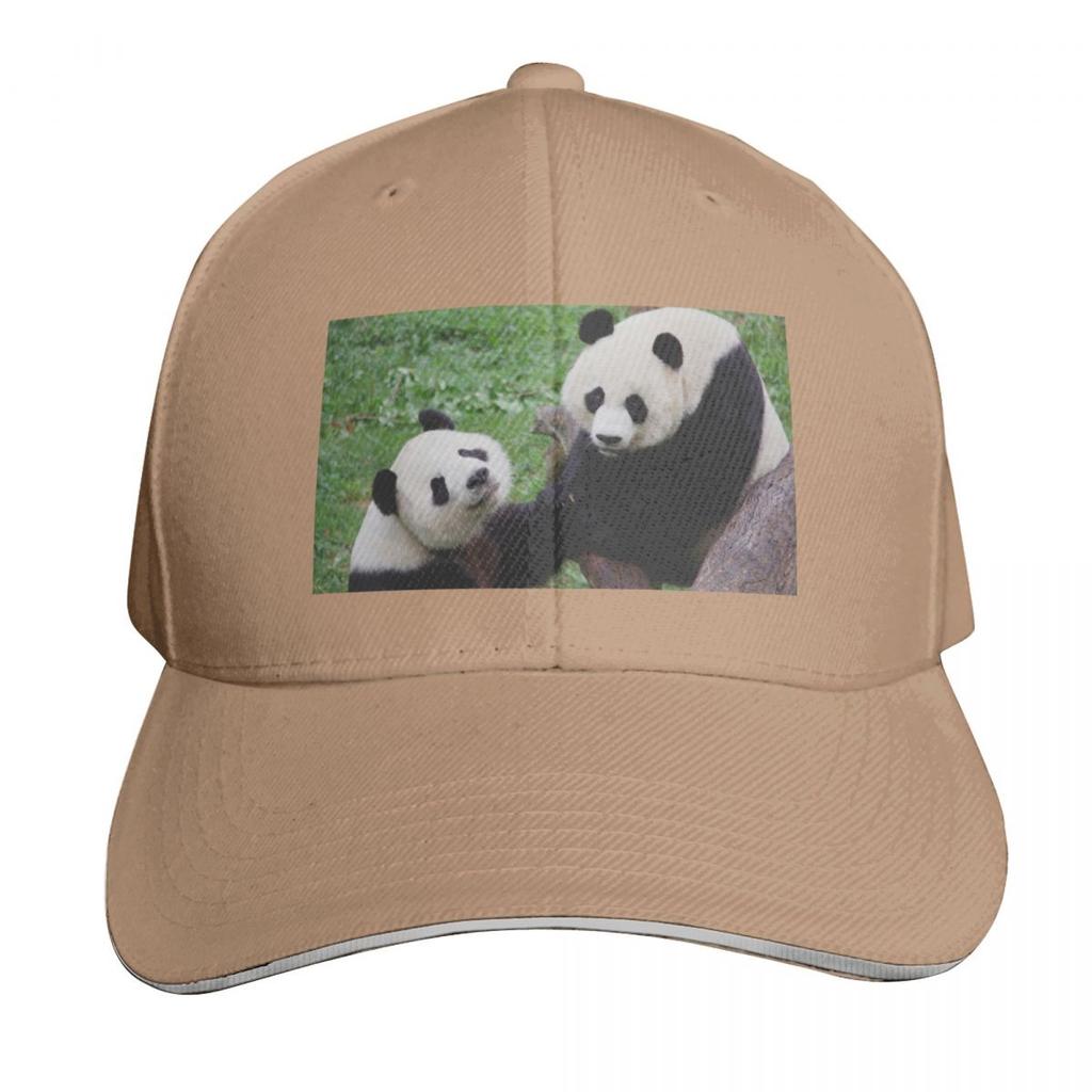 Giant Pandas Tian Tian and Mei Xiang At the National Zoo Baseball Cap Hats for Unisex Dad Hat Hood Hats Unisex Womens