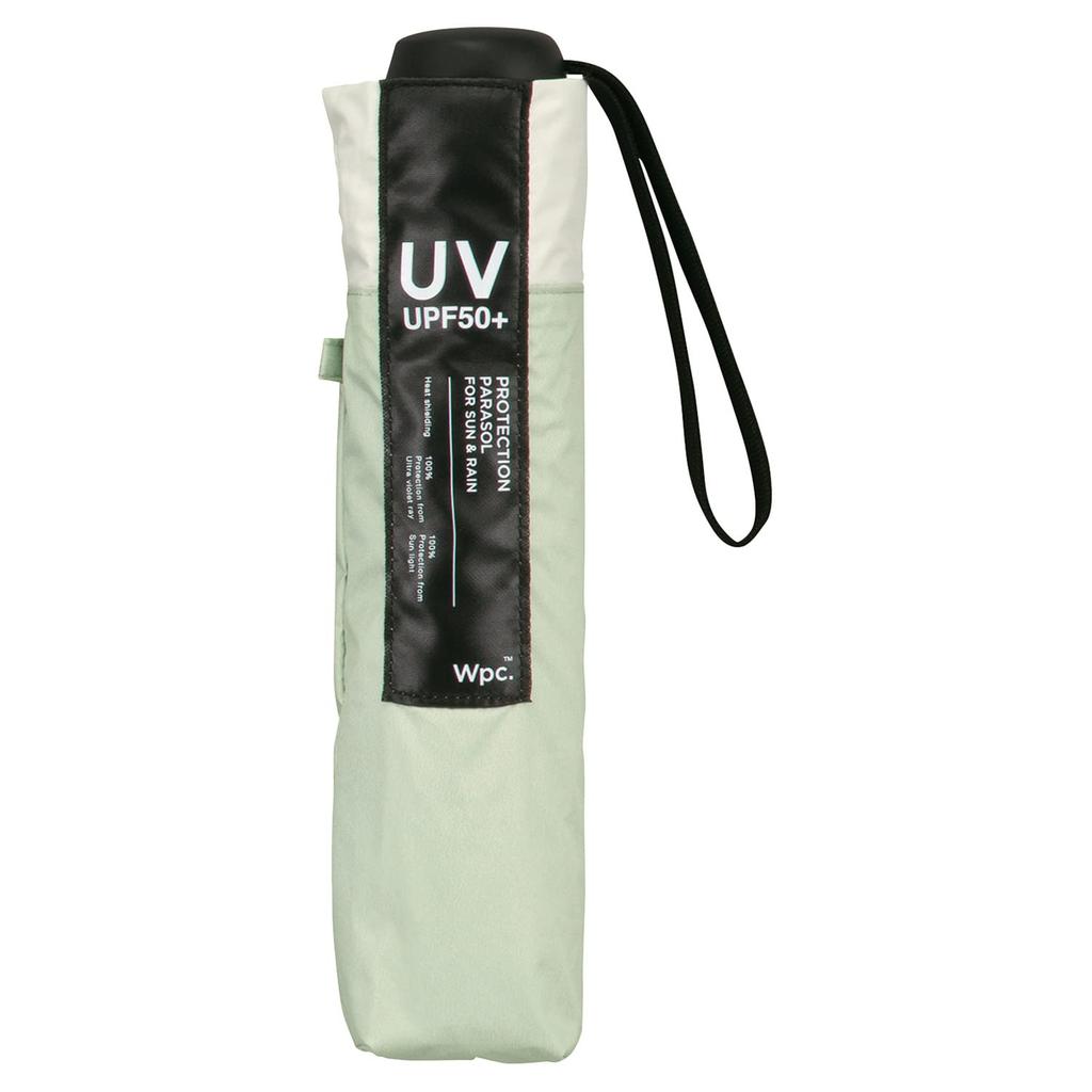 Folding Shade Minimum Basic Pistachio UV Protection For Both Sunny and Rainy 55cm for Women and for Commuting To Work or Wpc. Parasol, Umbrella,