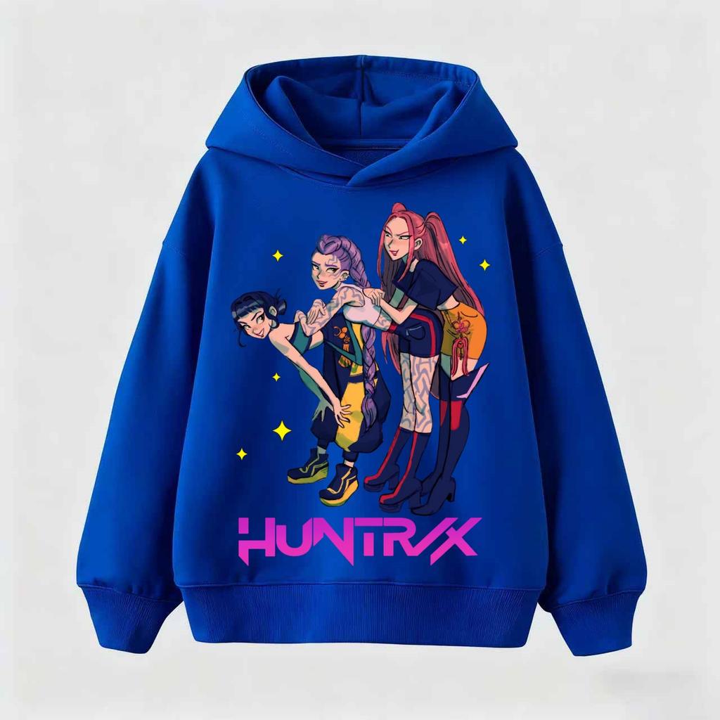 Bluzy KPop Demon Hunters Dla Dzieci Bluza z Filmu Bluza z Kreskówką Dla Chłopców Dziewczynek Modna Bluza Dla Kobiet Mężczyzn