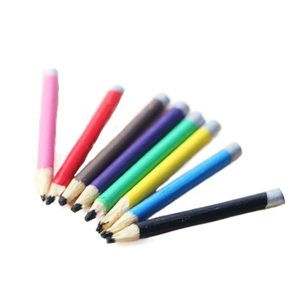 1:12 Scale Miniature Color Pencil Dolls Accessories Dollhouse Writing Materials  Party Festival