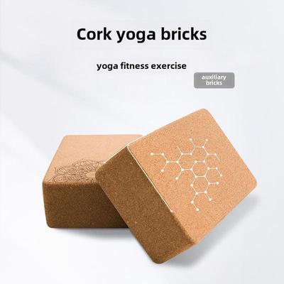 Vlastní ryté protiskluzové korkové jógové bloky pro dětský tanec, sport a fitness