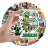 Minecraft Stickers Set Cute Anime Designs Waterproof Decals Stylish and Cute Comic Stickers for DIY Water Mobile Perfect for and - 50-Piece - - -