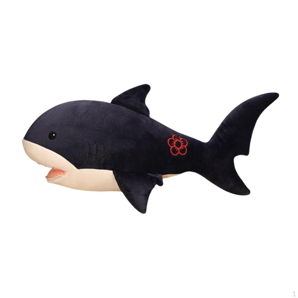 Animal Pillow Shark Comfortable Cartoon Hugging Toy Cute Home Decorative for Living Room