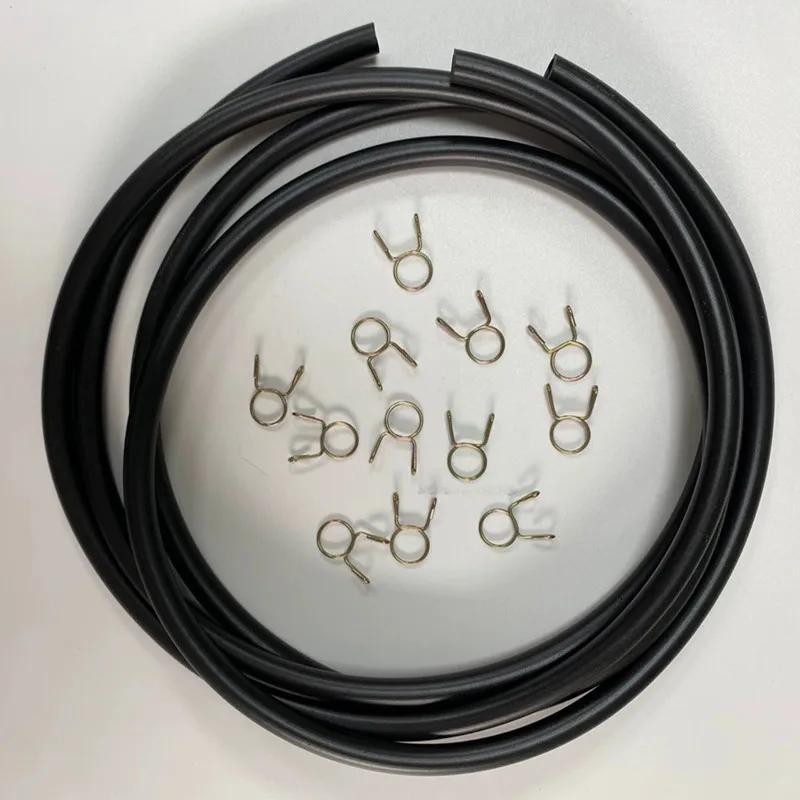 1M Schwarzer Kraftstoffschlauch NBR 5mm Innendurchmesser 8mm Außendurchmesser Diesel Benzin Wasserschlauch Motorleitung Für Honda Für Suzuki Motorradzubehör