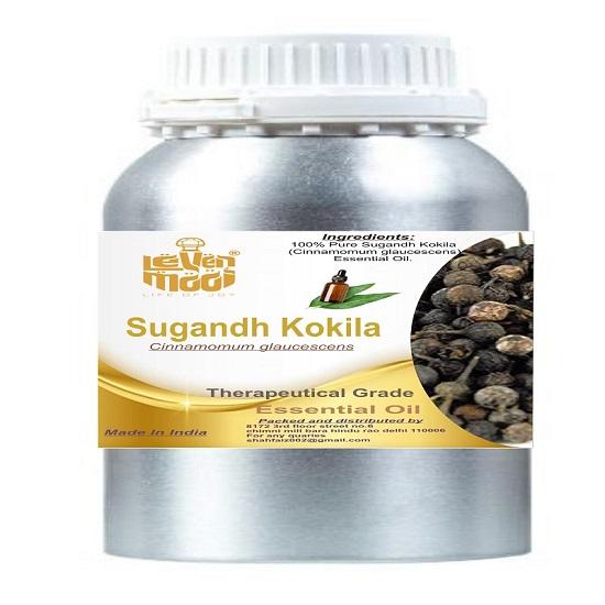 Levenmooi sugandh kokila (Cinnamomum glaucescens) Pure & Natural Therapeutic Grade Essential Oil Glass