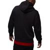 Jordan Essentials Logo Print Hoodie Long Sleeve Men Sweatshirt Black FD7546-010