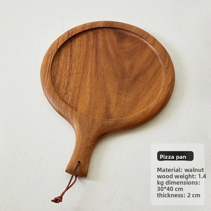 1PC Solid wood steak plate Japanese wooden pizza plate steak board tableware Western food set plate