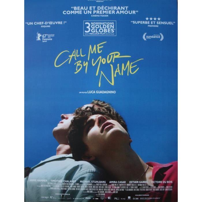 

Назви мене своїм іменем Affiche Cinéma Originale Petit Format (53х40 см Руле) Лука Гуаданьїно