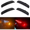 NSLUMO Amber Red LED Side Marker Light for Do-dge Charger 2015 2016 2017 2018 2019 2020 2021 2022 Smoke Lens Led Side Marker Lights Front & Rear Sit