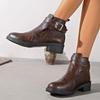 Women's Fashion Mid-Calf Boots with In British