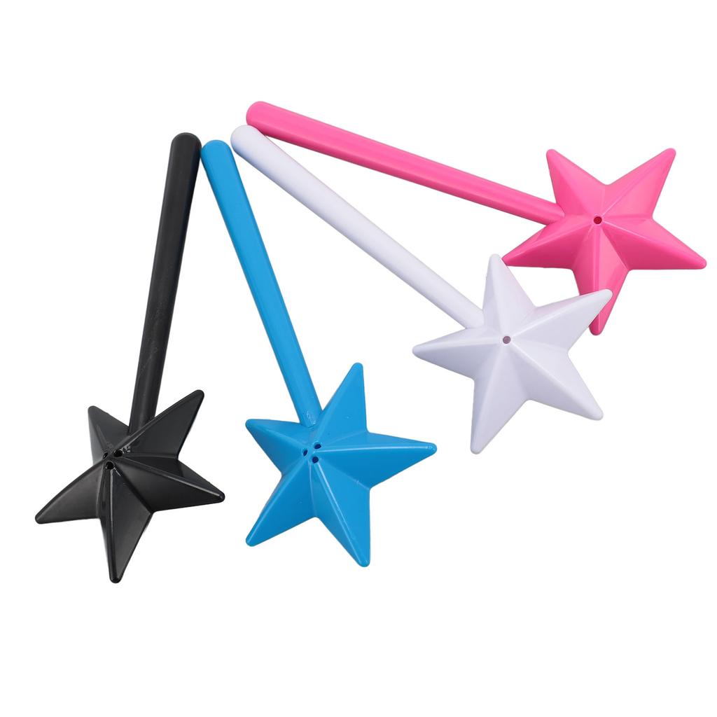 4 stk salt og pepper shaker stav etterfyllbar 3 små hull krydder shaker Stars Stick for kjøkken