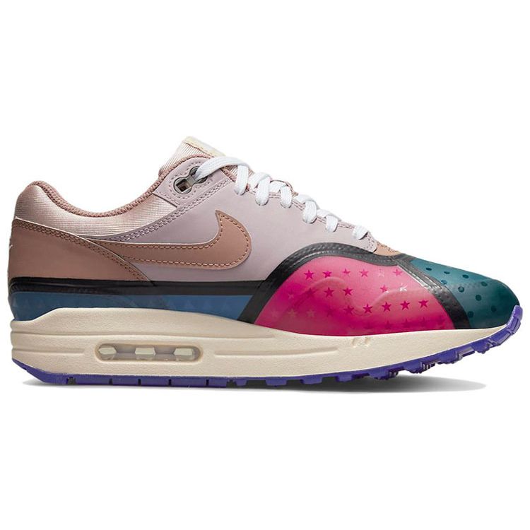Nike Air Max 1 Premium Femme Prune Brume Rose Oxford Sable Dérive Fossile Rose DV2301-501