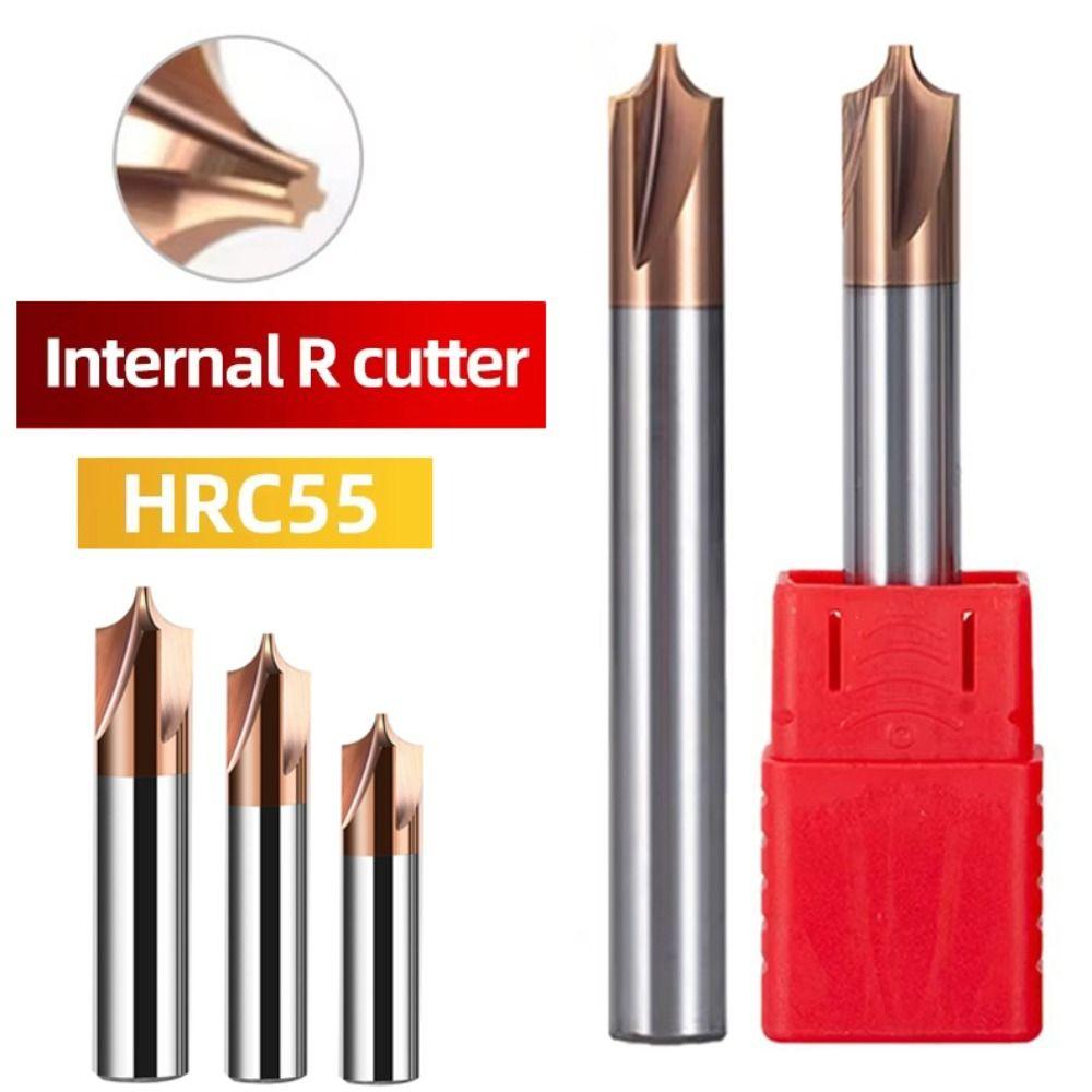 Tungsten Cobalt Alloy Corner Rounding End Mills Round End Mill New Radius Corner Rounding Cutter