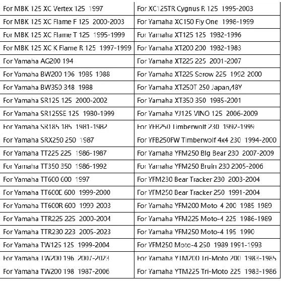 2/4/6 Pcs Motorcycle Parts Oil Filter for Yamaha Cygnus XC125 XC150 AG200 YJ125 SR125 SR185 SRX250 for MBK Flame 125 XC Vertex