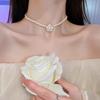 Elegant Beaded Freshwater Pearl Clavicle Necklace for Women