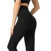 Reflective High-Waist Yoga Leggings: Quick-Dry, Nude-Feel, Solid Color, Hip-Lift Design