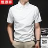 Hengyuanxiang Men's Summer Business Casual Polo Shirt