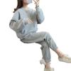 Women's Influencer Casual Sport Set - 2025 Spring/Autumn Fashion, Loose Fit, Running/Fitness Long Sleeve Two-Piece